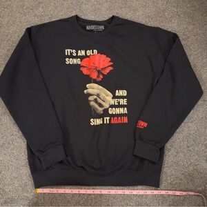 Hadestown Crewneck Sweatershirt Black Size Medium NWOT!